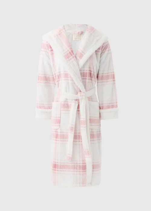 Cream Check Dressing Gown - Extra small Image 4