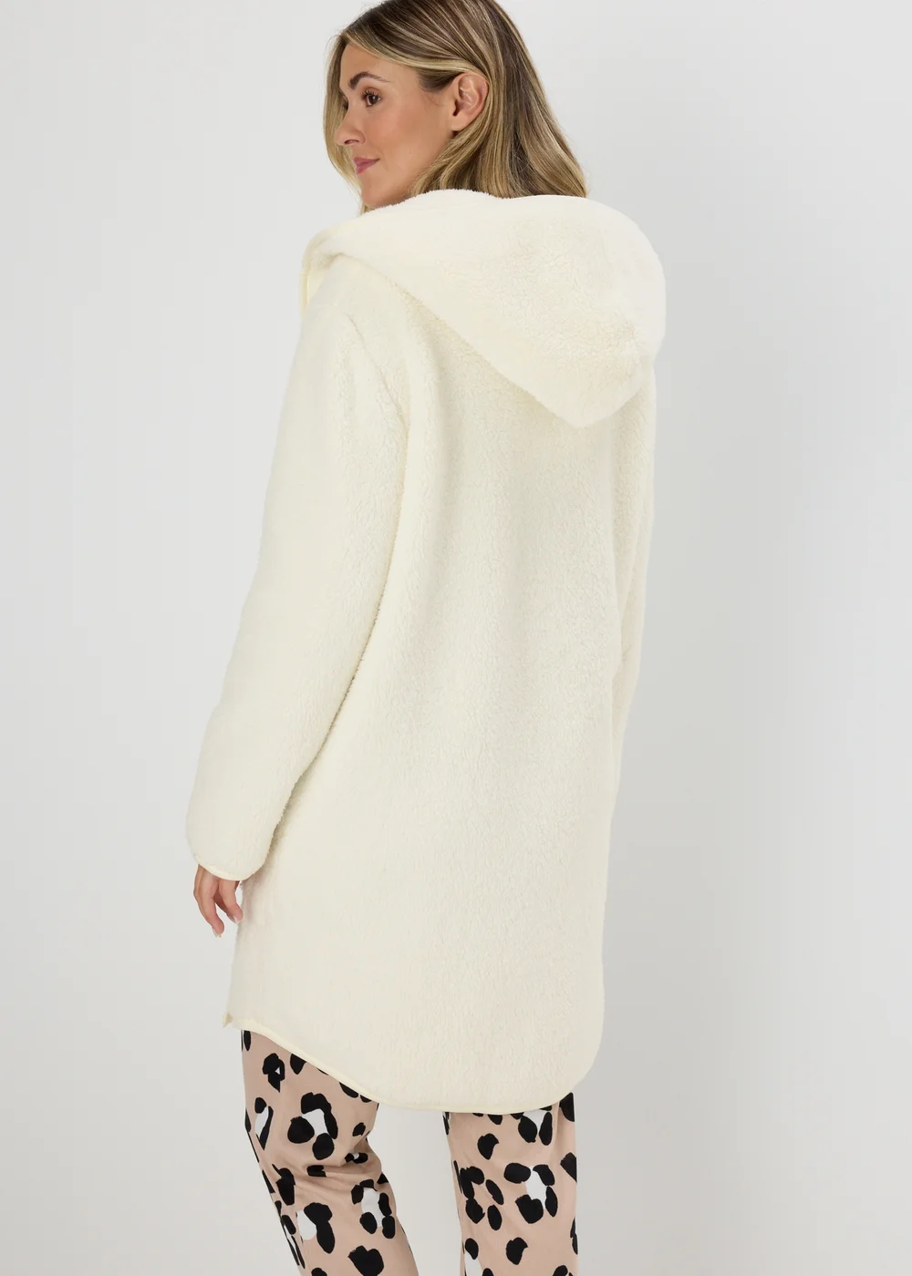 Cream Hooded Cardigan - Extra small Image 2