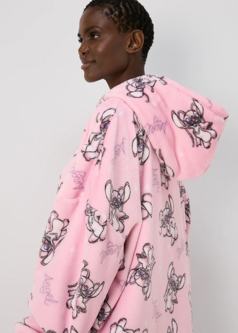 Stitch Angel Pink Oodie - Extra small Image 3