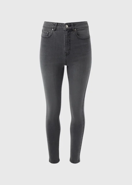 Dark Grey Skinny April Jeans - 8/L29 Image 4