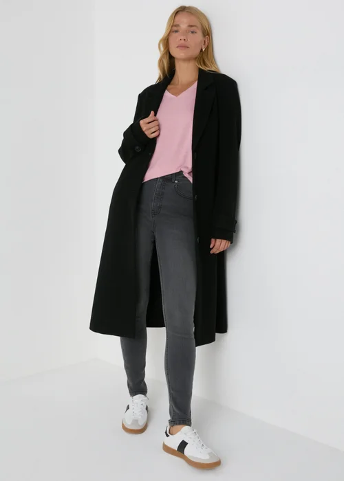Dark Grey Skinny April Jeans - 8/L29 Image 1