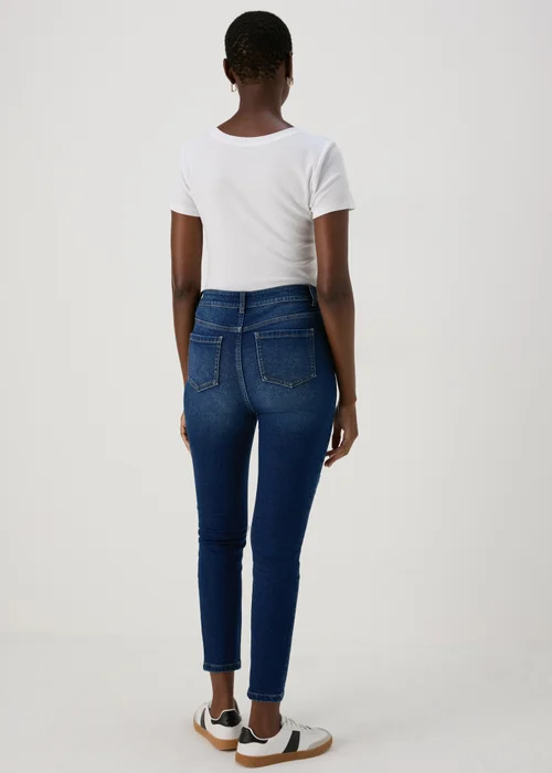 April Mid Wash Ripped Skinny Jeans - 8/L29 Image 2