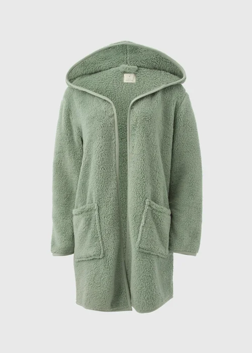 Green Fleece Lounge Cardigan - Extra small Image 4