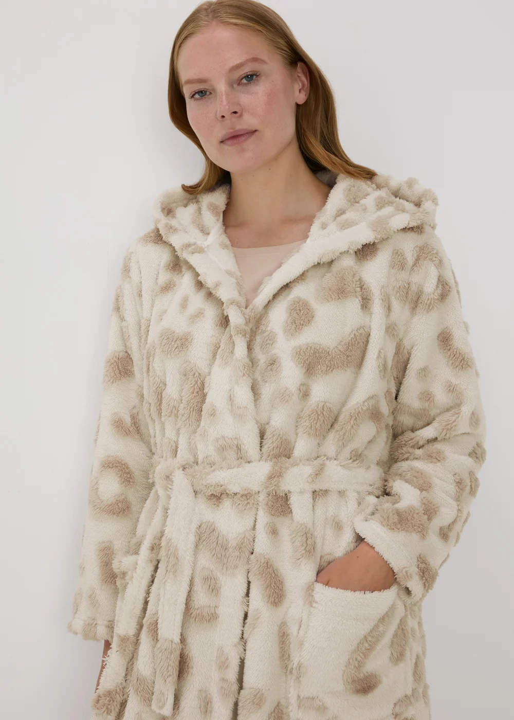 Brown Animal Pattern Dressing Gown - Extra small Image 3