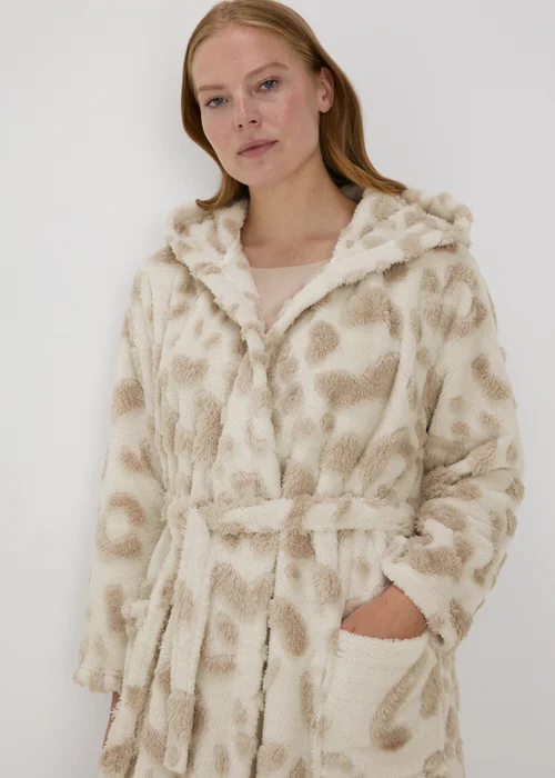 Brown Animal Pattern Dressing Gown - Extra small Image 3