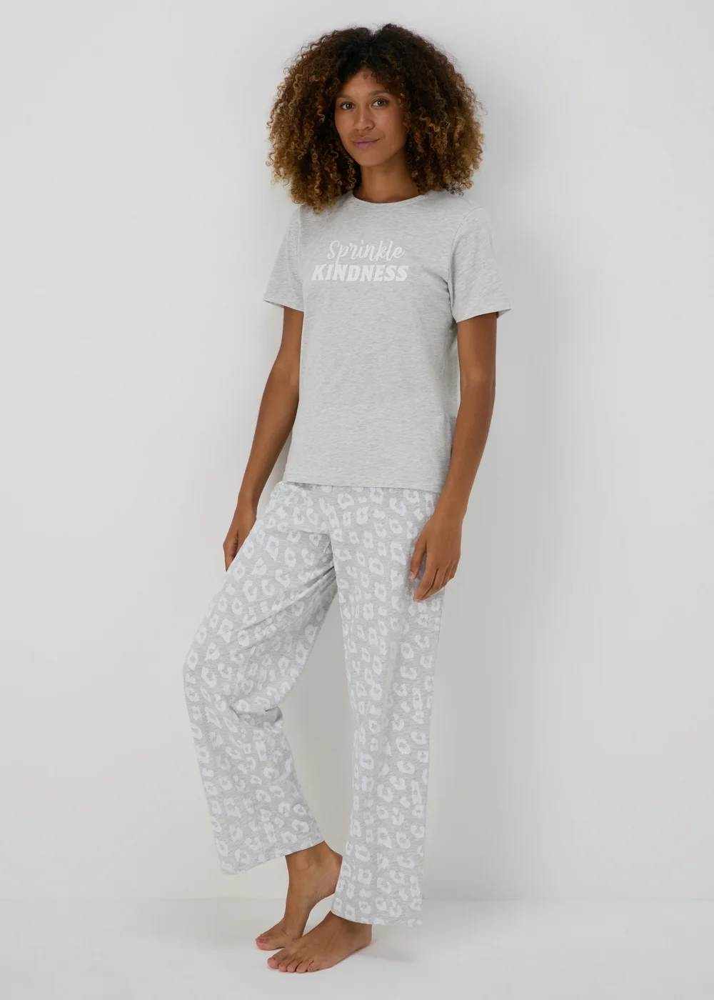 Grey Kindness Pyjama Set - Extra small Image 1