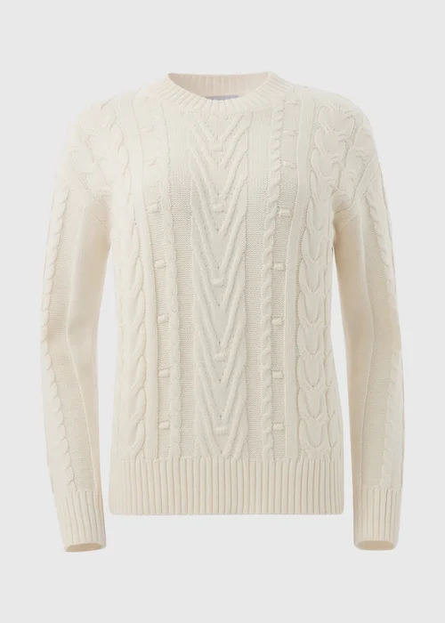 Cream Cable Knit Jumper - XS Image 5