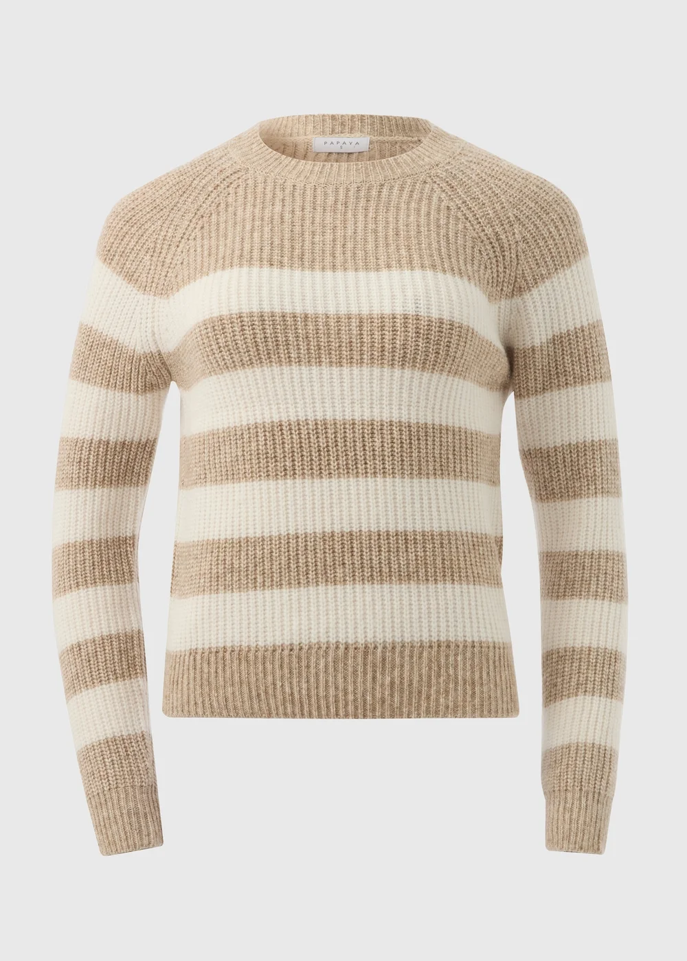 Neutral Stripe Knitted Jumper - XS Image 5