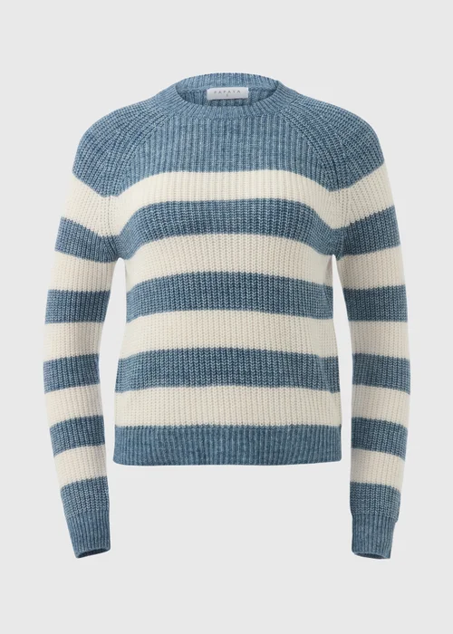 Blue Stripe Knitted Jumper - XS Image 5
