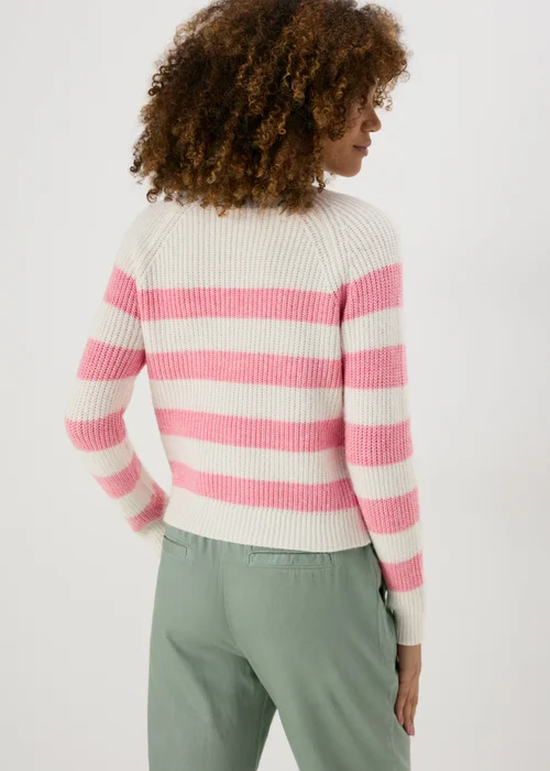 Pink Stripe Knitted Jumper - XS Image 2
