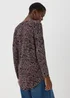 Burgundy Paisley Print Long Sleeve Top - S Image 2