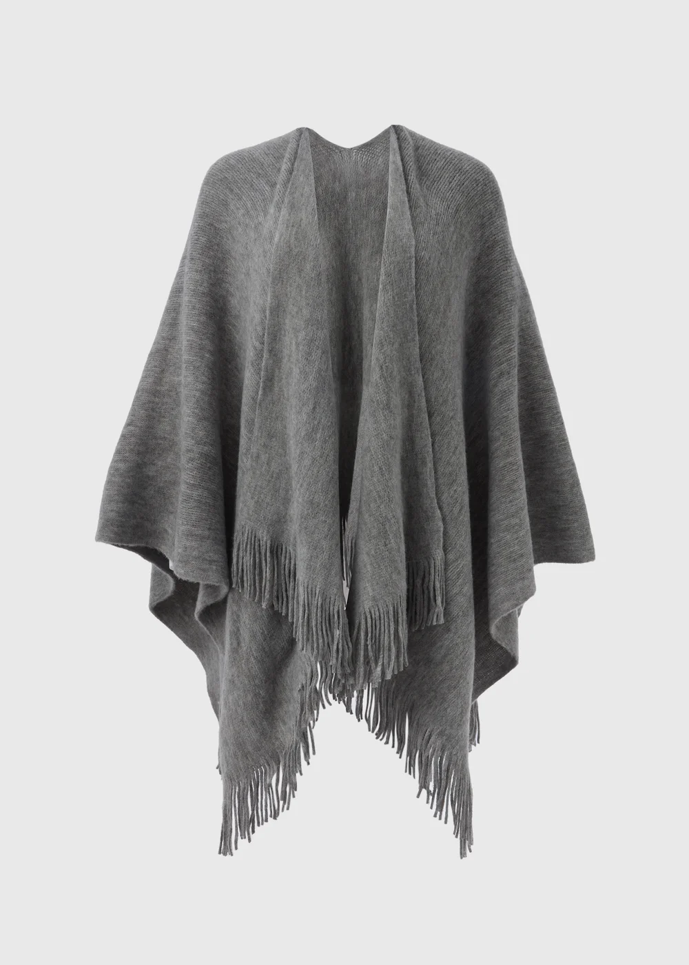 Grey Shawl - One Size Image 4