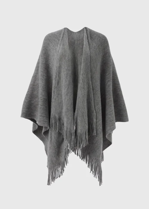 Grey Shawl - One Size Image 4