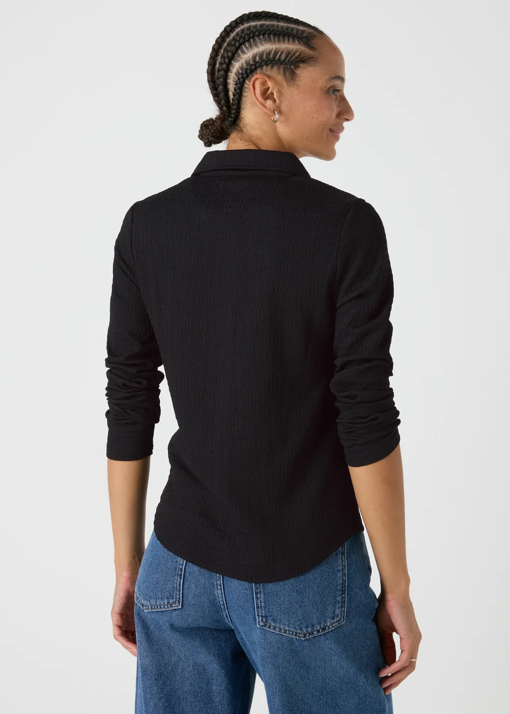 Black Textured Shirt - 8 Image 2