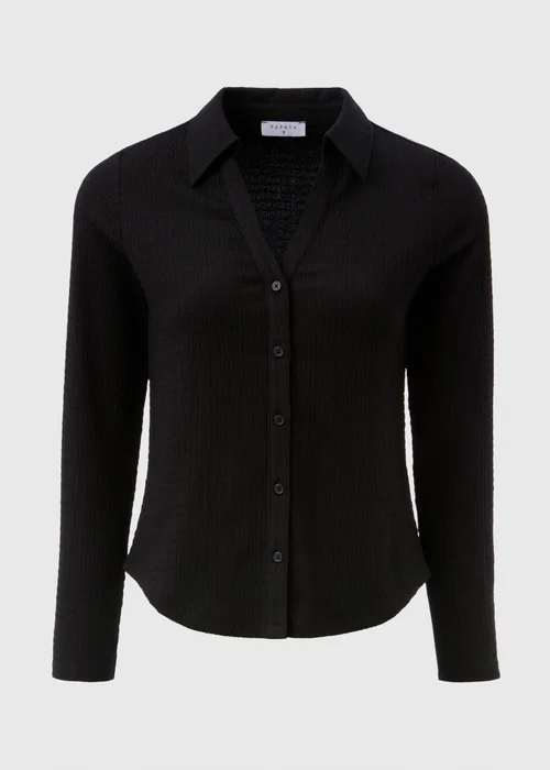 Black Textured Shirt - 8 Image 4