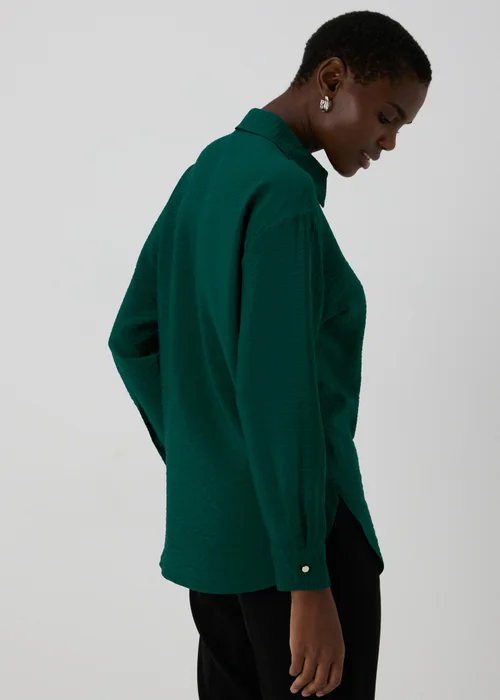 Et Vous Green Airflow Shirt - 8 Image 2