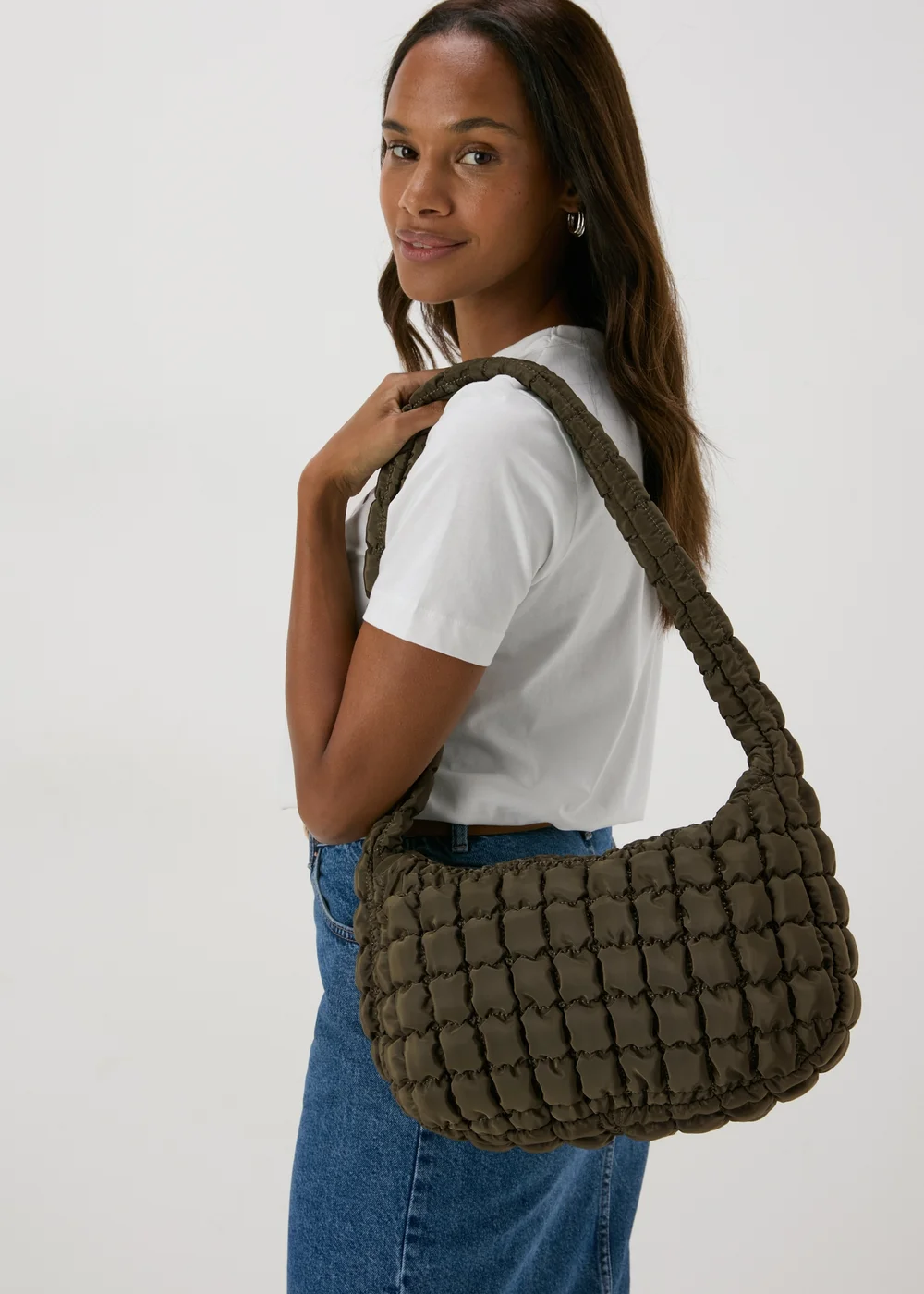 Khaki Popcorn bag - One Size Image 1