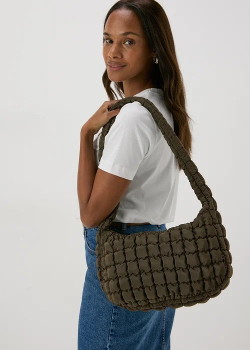Khaki Popcorn bag - One Size Image 1
