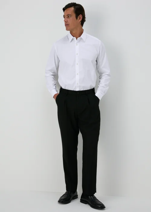 Taylor & Wright White Regular Fit Cotton Shirt - S Image 2