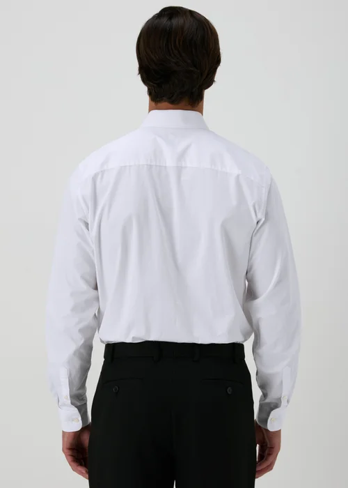 Taylor & Wright White Regular Fit Cotton Shirt - S Image 3