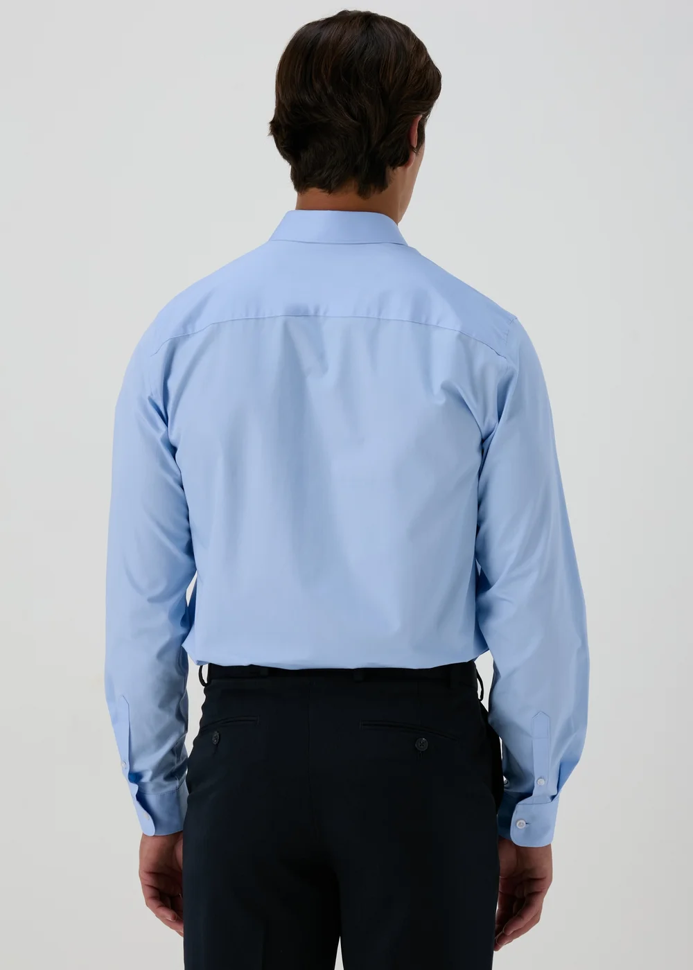 Taylor & Wright Blue Regular Fit Cotton Shirt - S Image 3