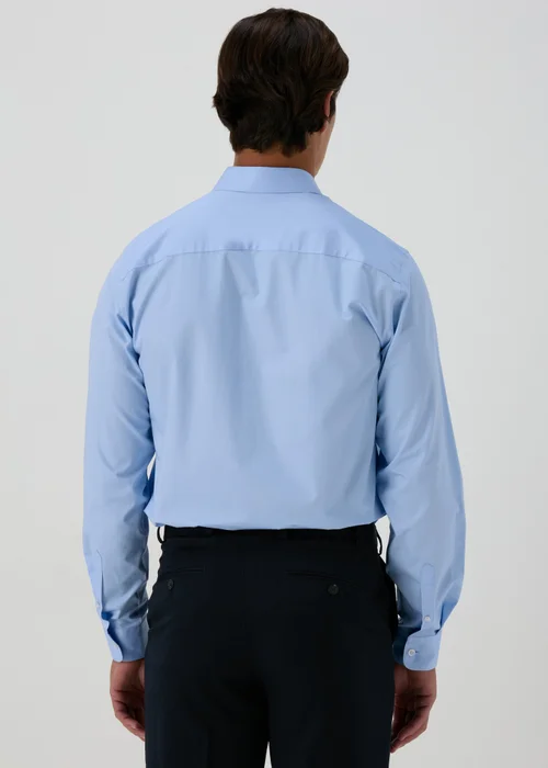 Taylor & Wright Blue Regular Fit Cotton Shirt - S Image 3