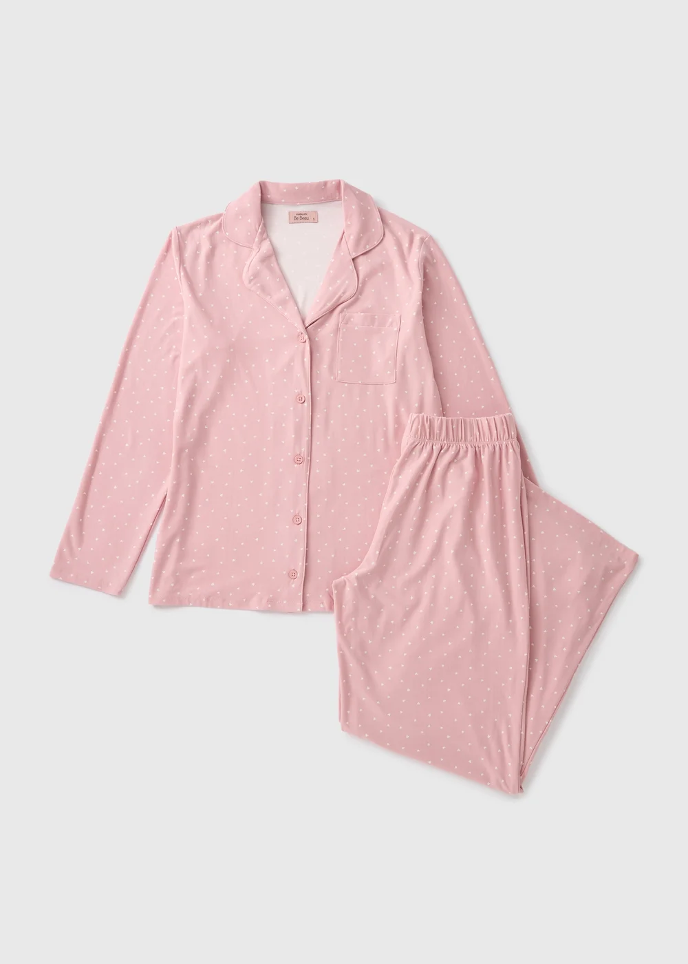 Pink Spot Traditional Pyjama Set - Extra small Image 3