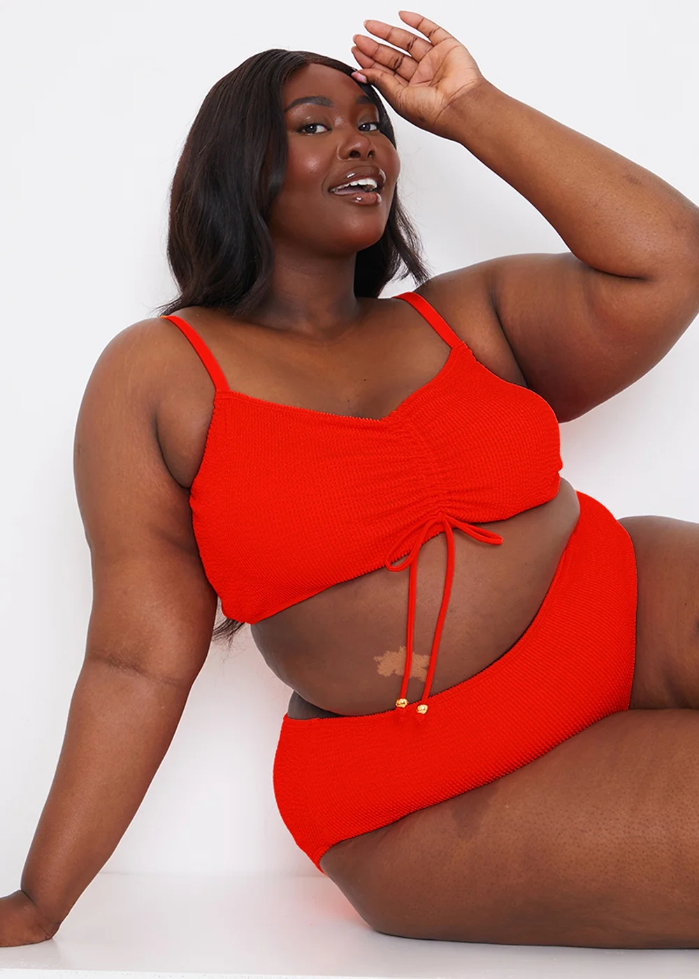 In The Style Jac Jossa Red Bikini Top - Size 8 Image 7