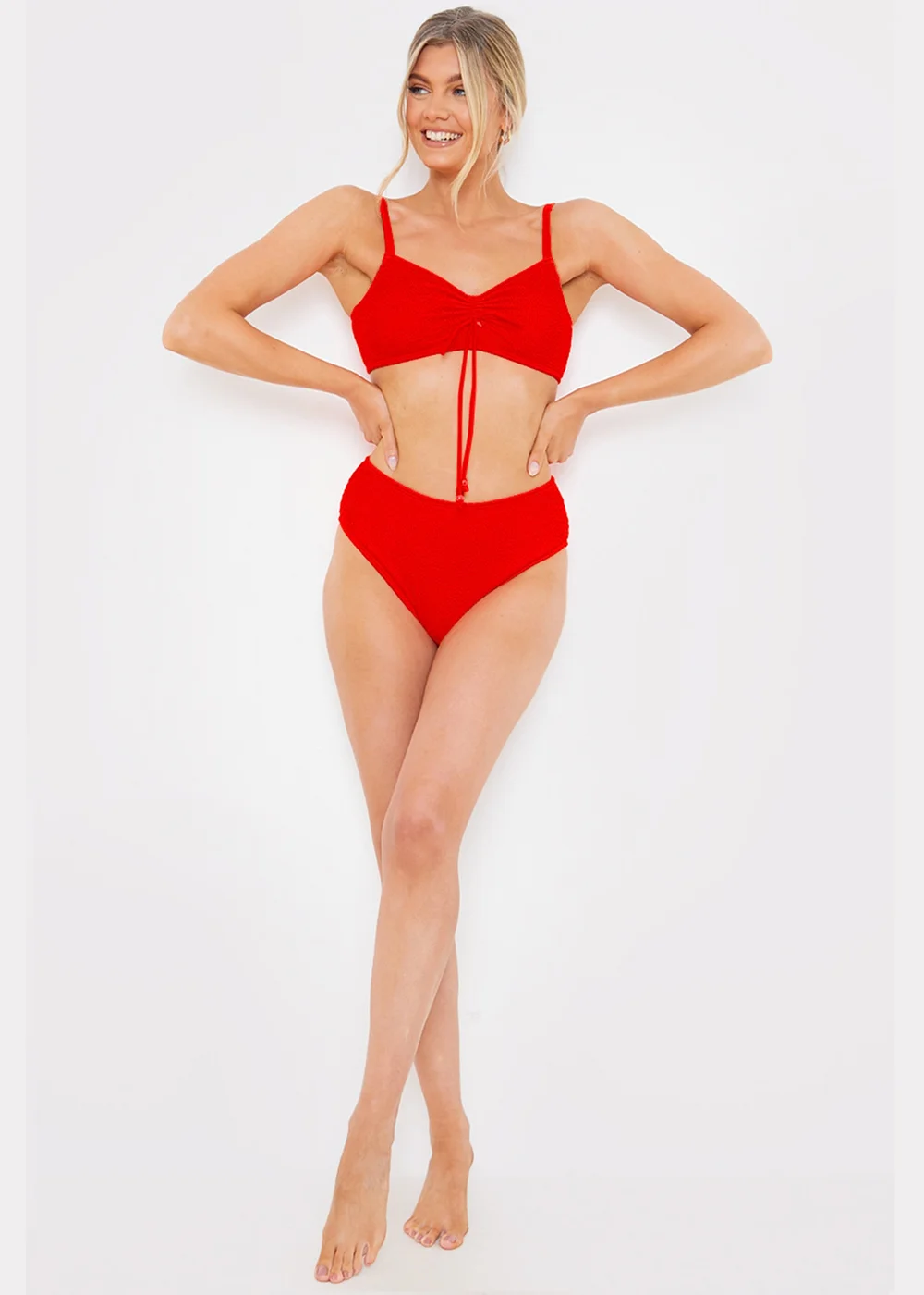 In The Style Jac Jossa Red Bikini Top - Size 8 Image 3