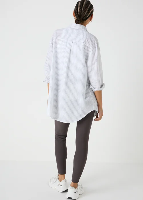 Charcoal Ottoman Ribbed Leggings - 8 Image 2