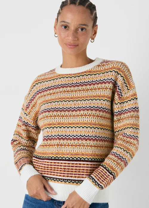 Mulit-Coloured Fairisle Jumper - XS Image 3