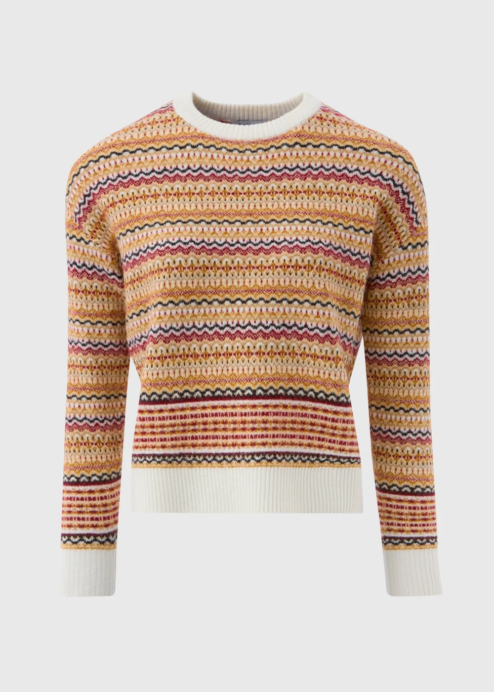 Mulit-Coloured Fairisle Jumper - XS Image 4