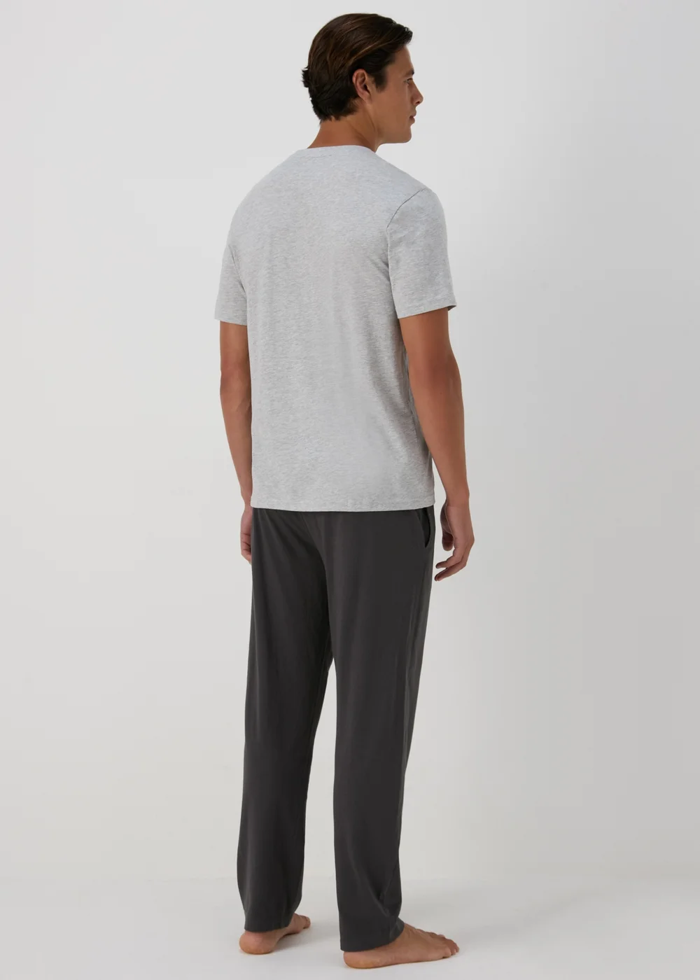 Charcoal Bear Pyjama Set - Extra small Image 2