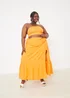 In The Style Orange Tiered Maxi Skirt - Size 8 Image 4