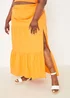 In The Style Orange Tiered Maxi Skirt - Size 8 Image 5