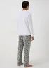 Grey Car Print Pyjama Bottoms - Extra small Image 2