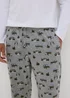 Grey Car Print Pyjama Bottoms - Extra small Image 3