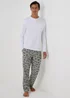 Grey Car Print Pyjama Bottoms - Extra small Image 1