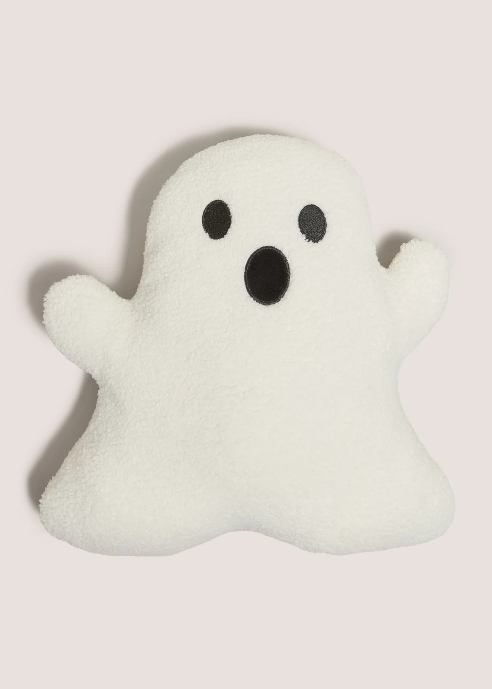 White Ghost Shaped Cushion Image 1
