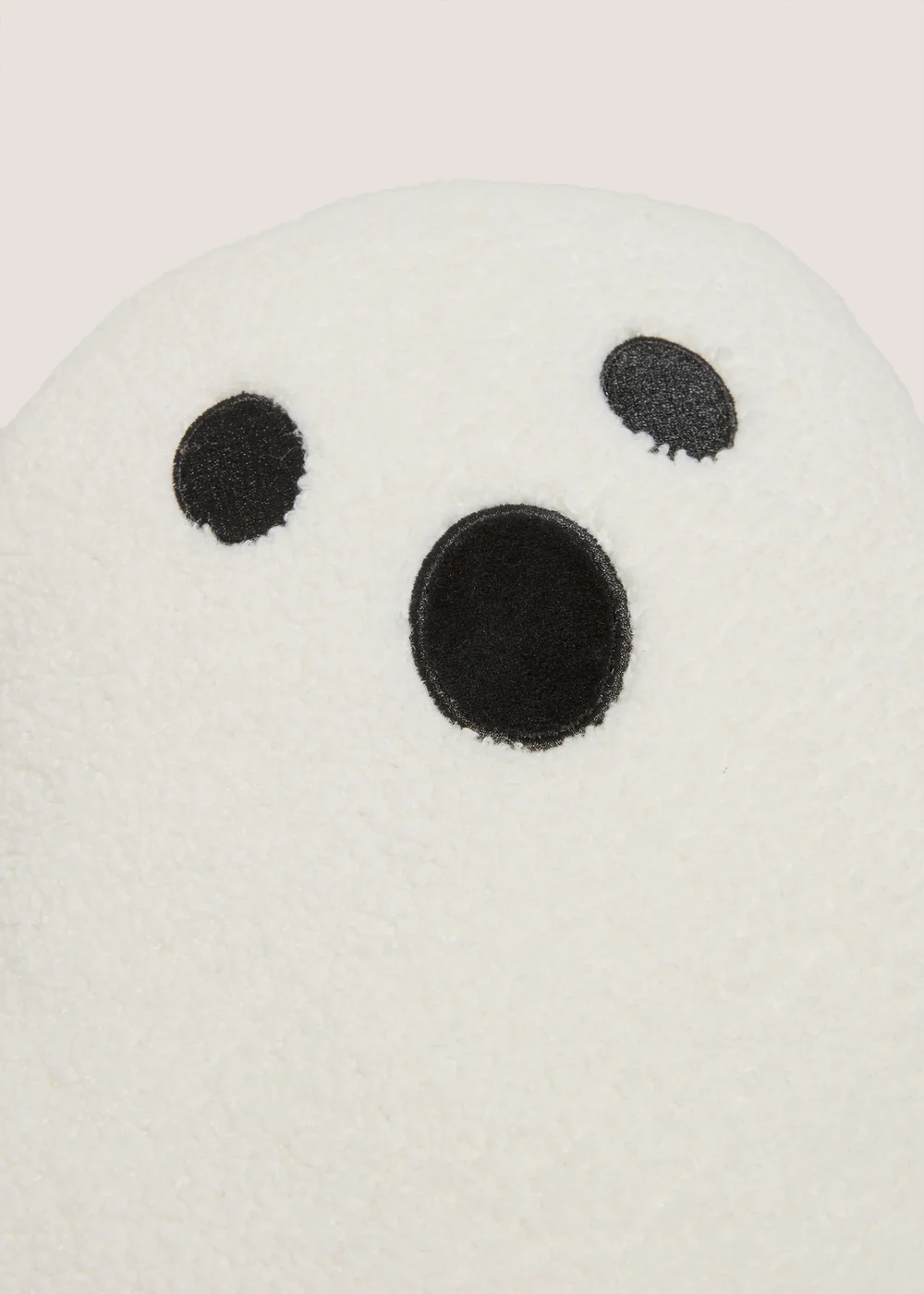 White Ghost Shaped Cushion Image 2