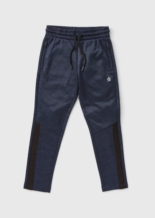 Boys Navy Sports Jogging Bottoms (7-15yrs) - Age 7 Years Image 1