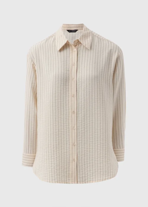 Et Vous Neutral Stripe Airflow Shirt - 8 Image 4