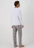 Ecru Check Pyjama Bottoms - Extra small Image 2