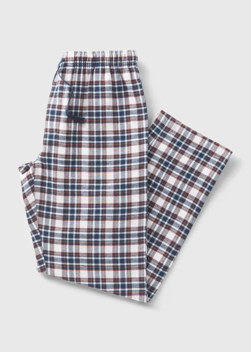 Ecru Check Pyjama Bottoms - Extra small Image 4