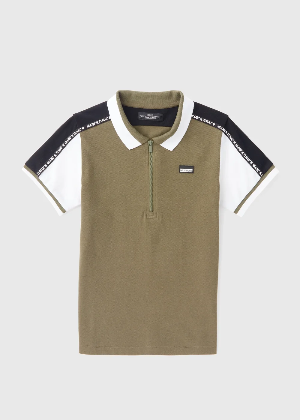 Boys Green Polo Shirt (7-15yrs) - 7 Yrs Image 1