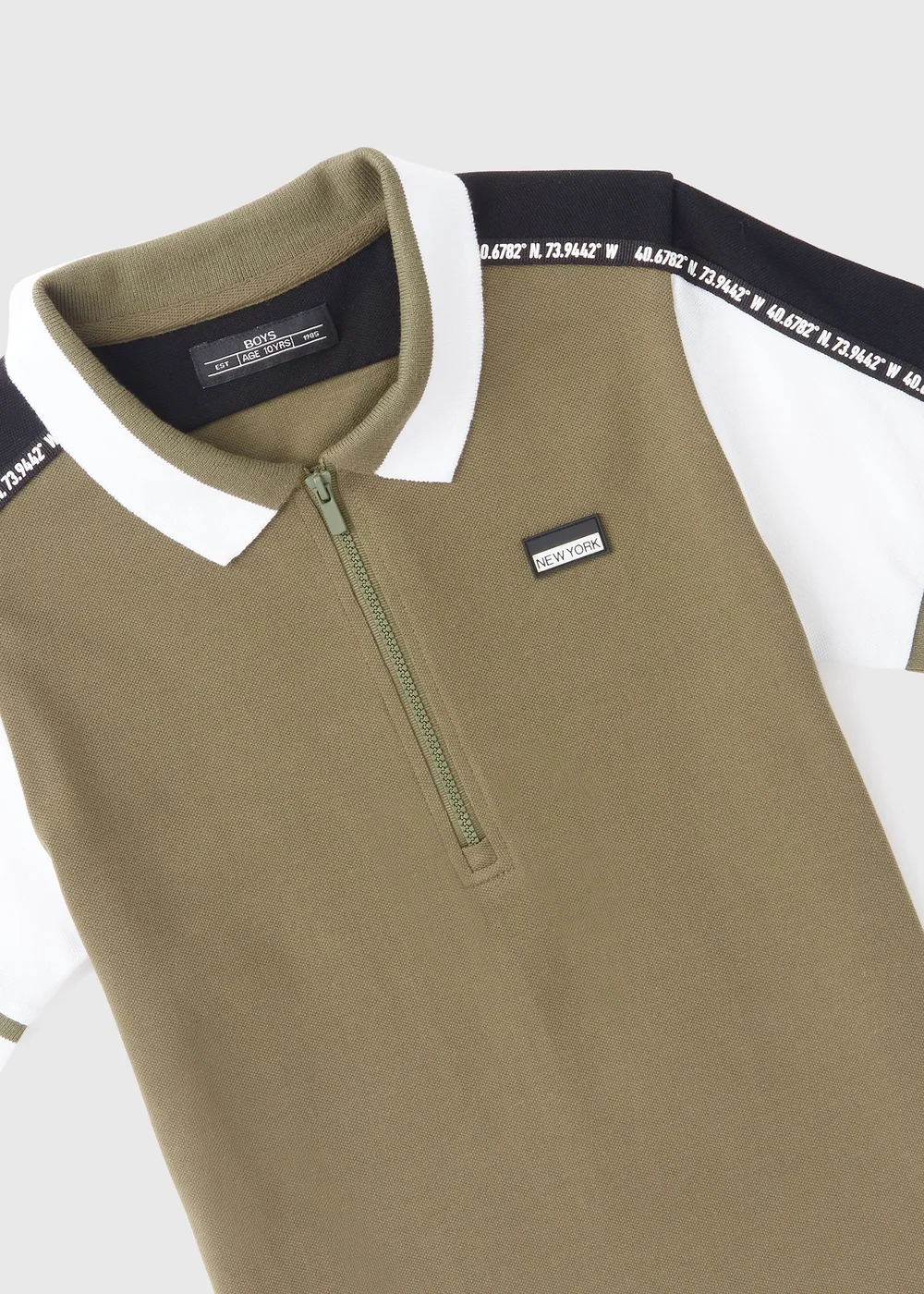 Boys Green Polo Shirt (7-15yrs) - 7 Yrs Image 2