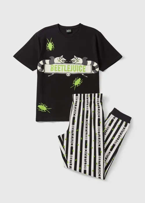 Black Beetlejuice Pyjama Set - Extra small Image 3