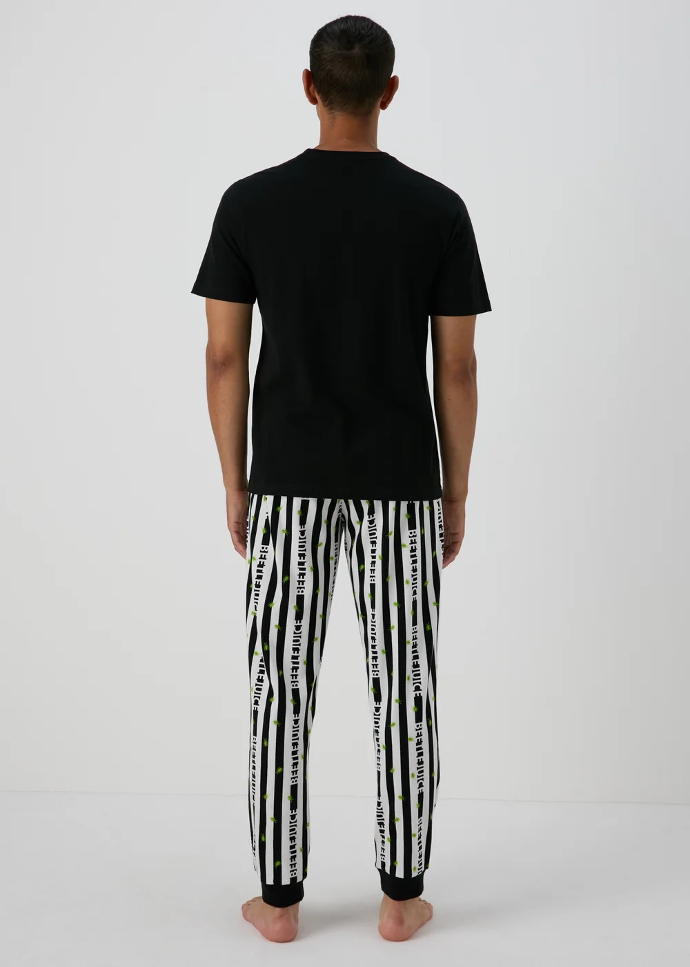 Black Beetlejuice Pyjama Set - Extra small Image 2