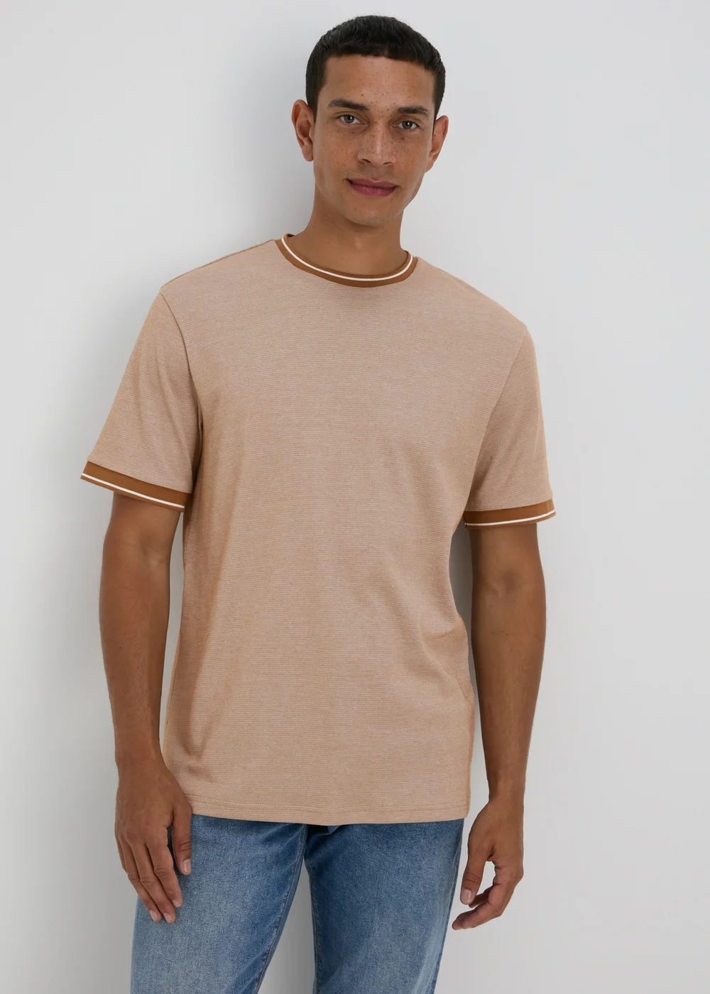 Tan Modal T-Shirt - S Image 3