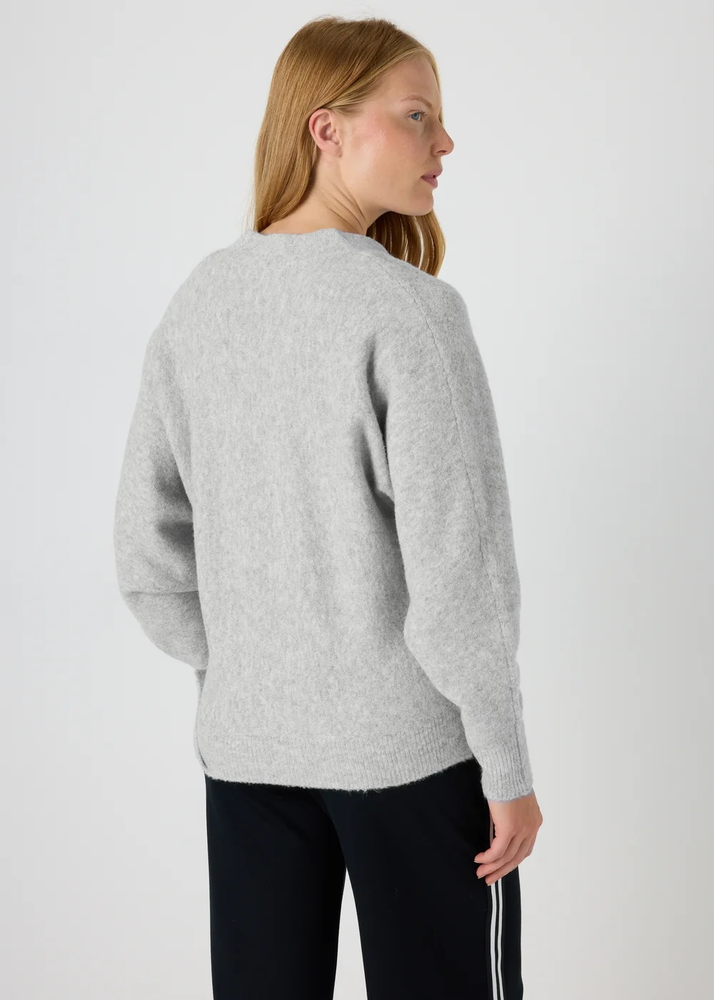 Papaya Petite Grey Boyfriend Fit Cardigan - XS Image 2